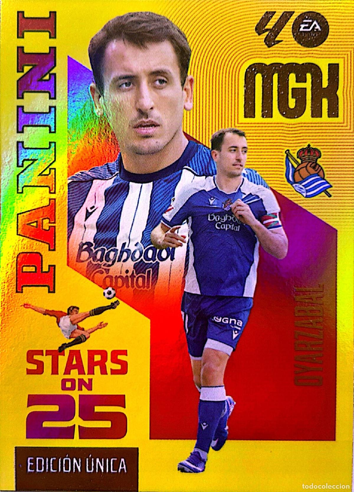 Fu&szlig;ball-Sticker: Cromo Mikel Oyarz&aacute;bal Real Sociedad de F&uacute;tbol Panini Megacracks Liga 2026-2027
