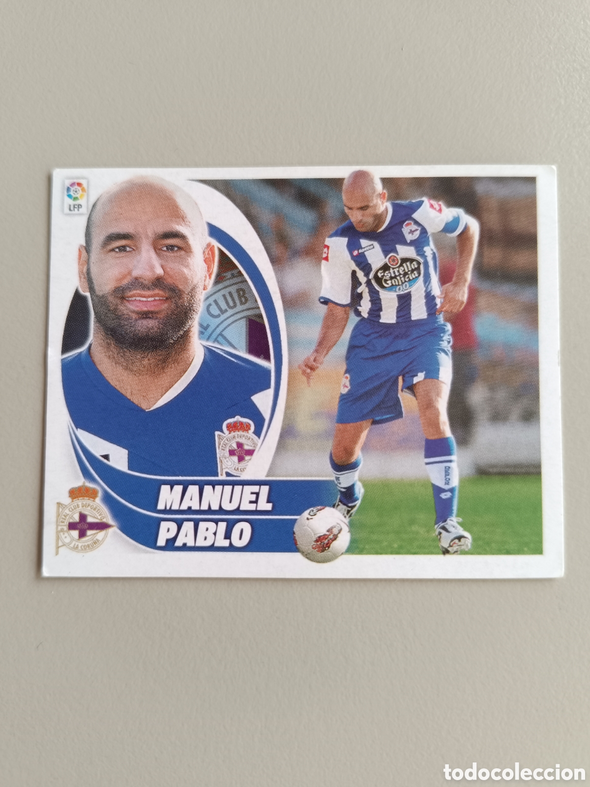 Fu&szlig;ball-Sticker: Cromo Liga Este 2012-2013 12-13 Manuel Pablo Deportivo n&deg; 3