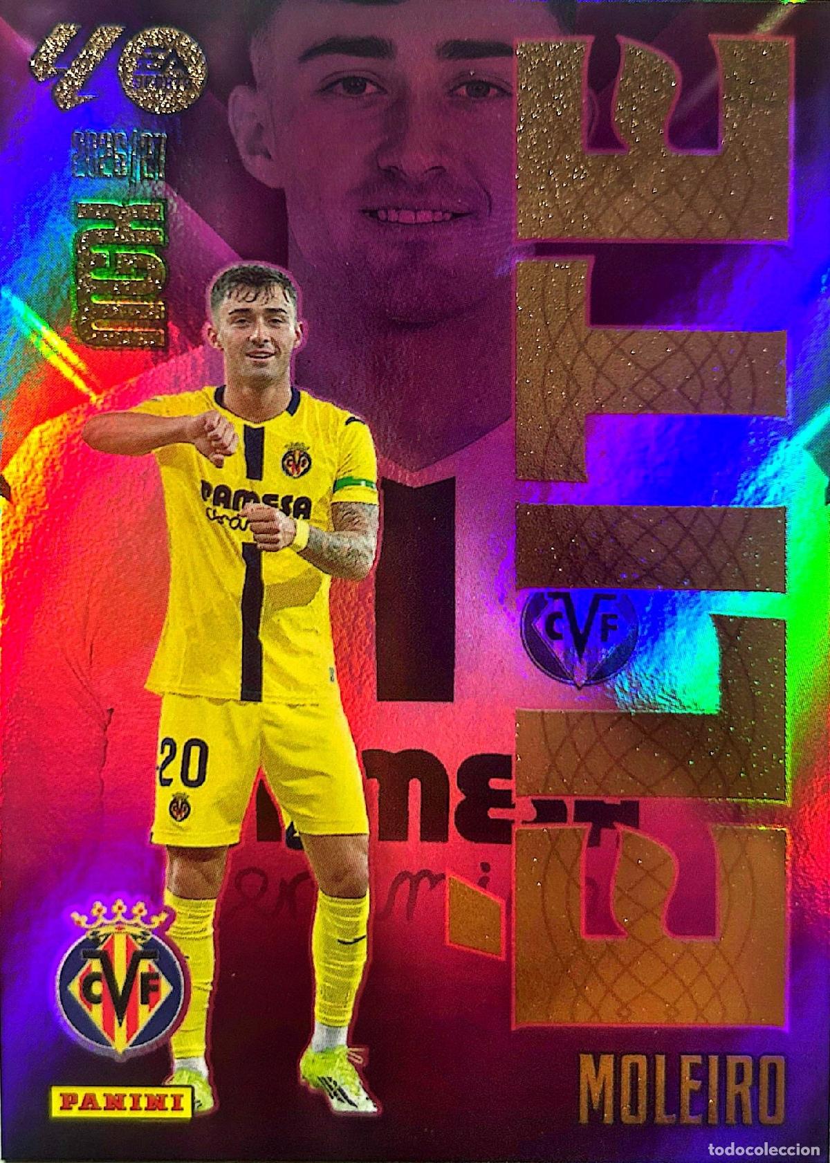 Cromos de f&uacute;tbol: Cromo Moleiro Villarreal C.F. Panini Megacracks Liga 2026-2027
