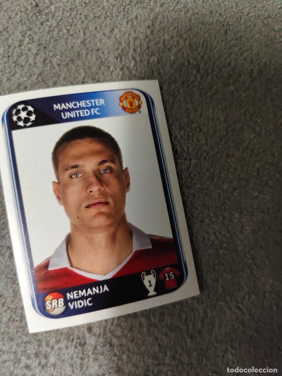 Cromos de f&uacute;tbol: 145 CHAMPIONS LEAGUE 10 11 PANINI NEMANJA VIDIC MANCHESTER UNITED FC 2010 2011 UCL AAS