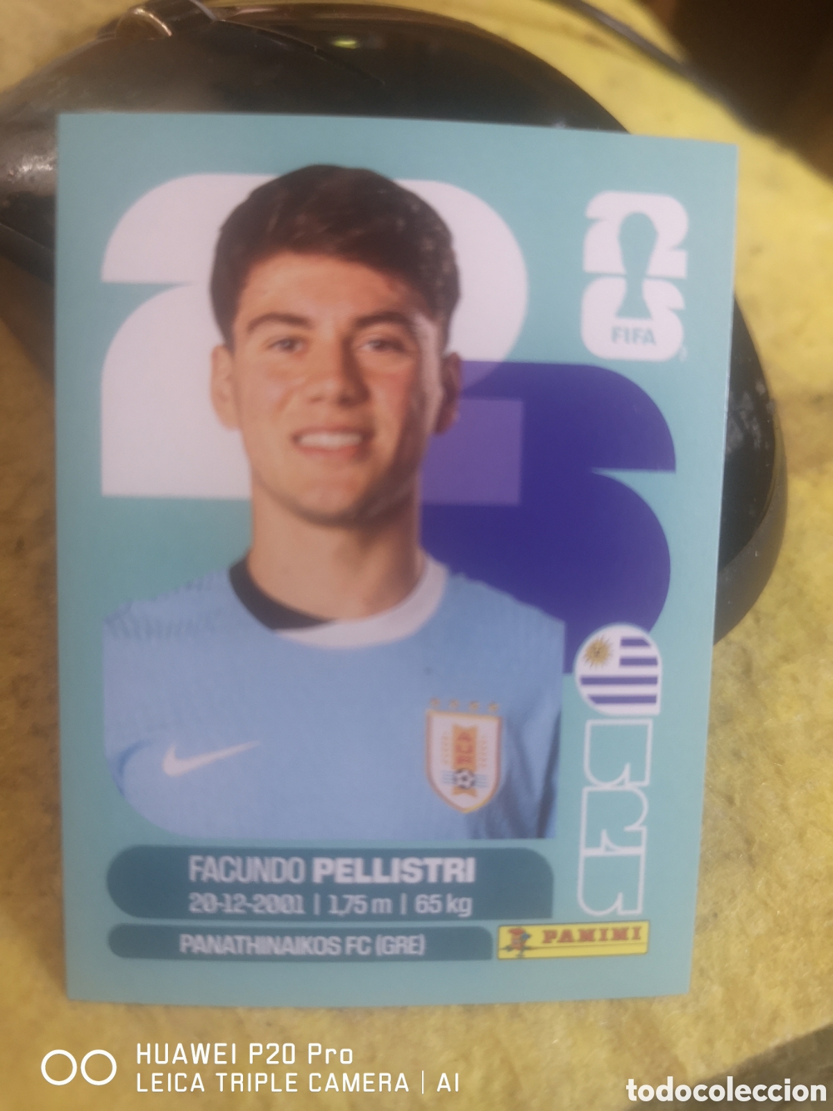 Cromos de f&uacute;tbol: FIFA WORLD CUP MUNDIAL 2026 FACUNDO PELLISTRI - URU 20
