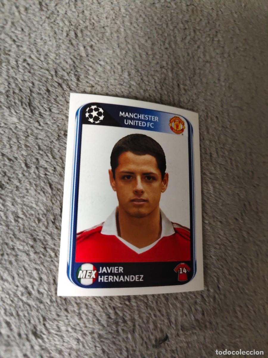 Cromos de f&uacute;tbol: 154 CHAMPIONS LEAGUE 10 11 PANINI JAVIER HERNANDEZ MANCHESTER UNITED FC 2010 2011 UCL AAS