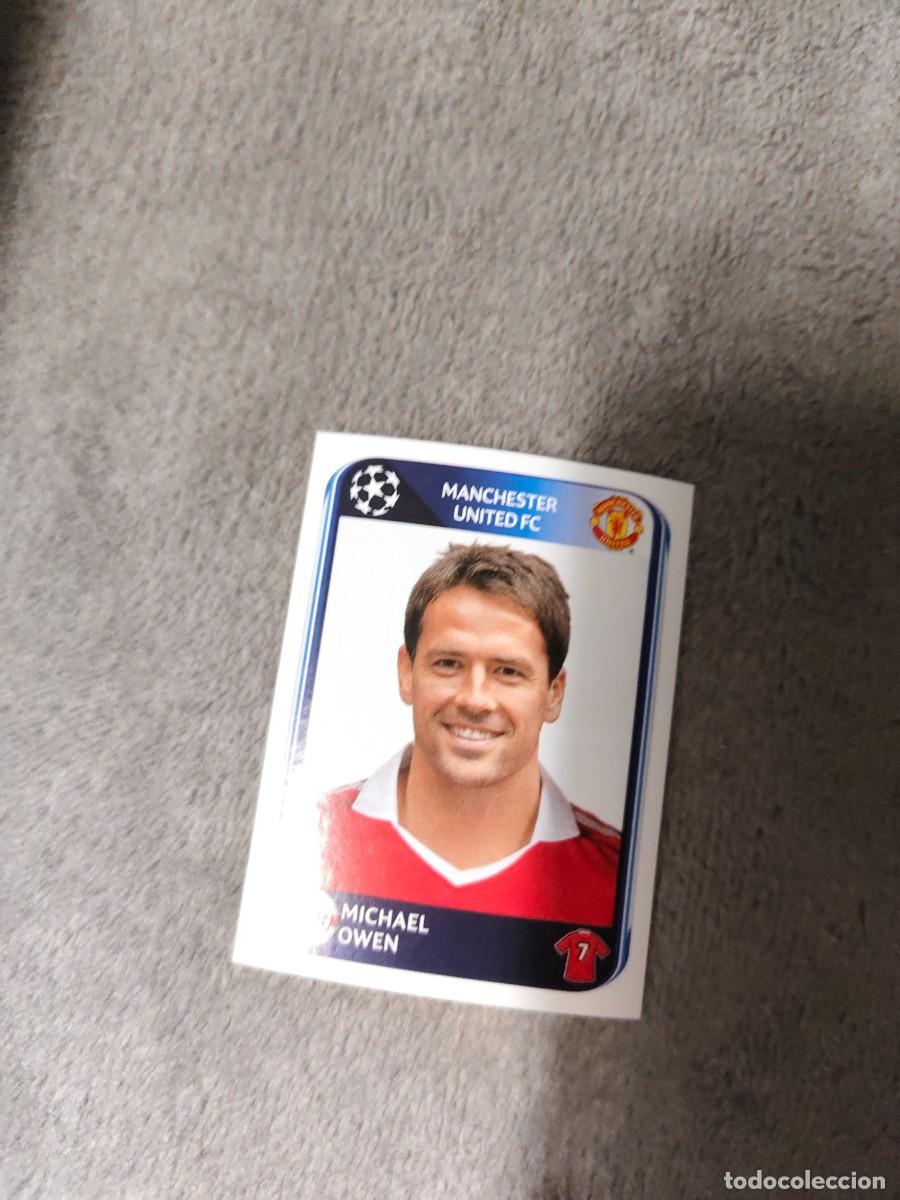 Football Stickers: 155 CHAMPIONS LEAGUE 10 11 PANINI MICHAEL OWEN MANCHESTER UNITED FC 2010 2011 UCL AAS