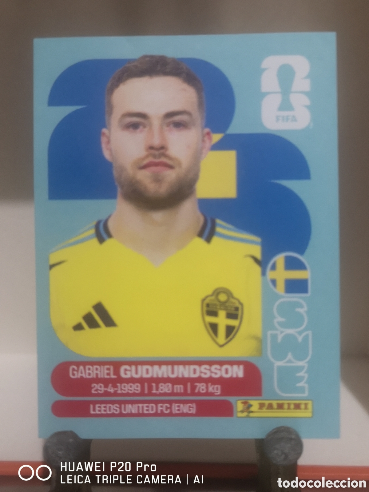 Football Stickers: FIFA WORLD CUP MUNDIAL 2026 GUDMUNDSSON - SWE 4