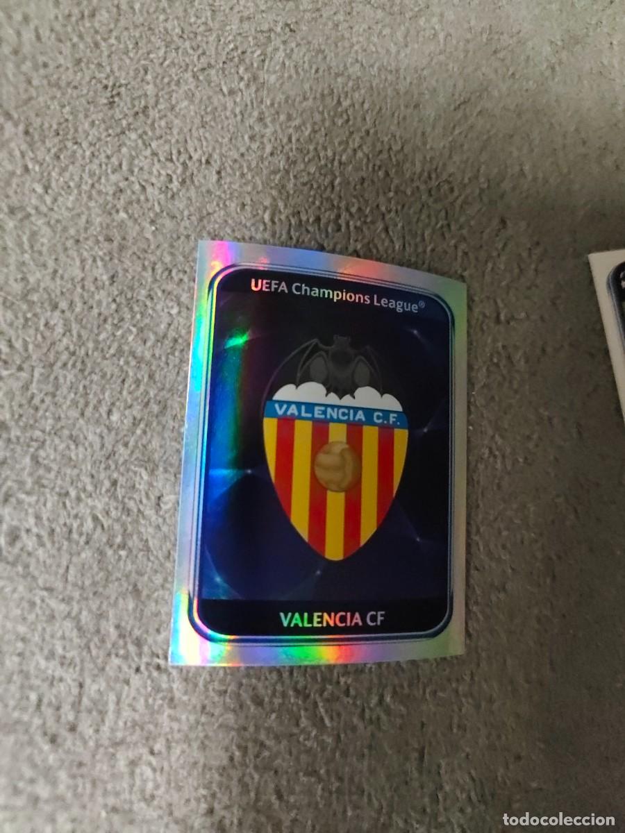 Cromos de f&uacute;tbol: 158 CHAMPIONS LEAGUE 10 11 PANINI LOGO ESCUDO VALENCIA CF 2010 2011 UCL AAS
