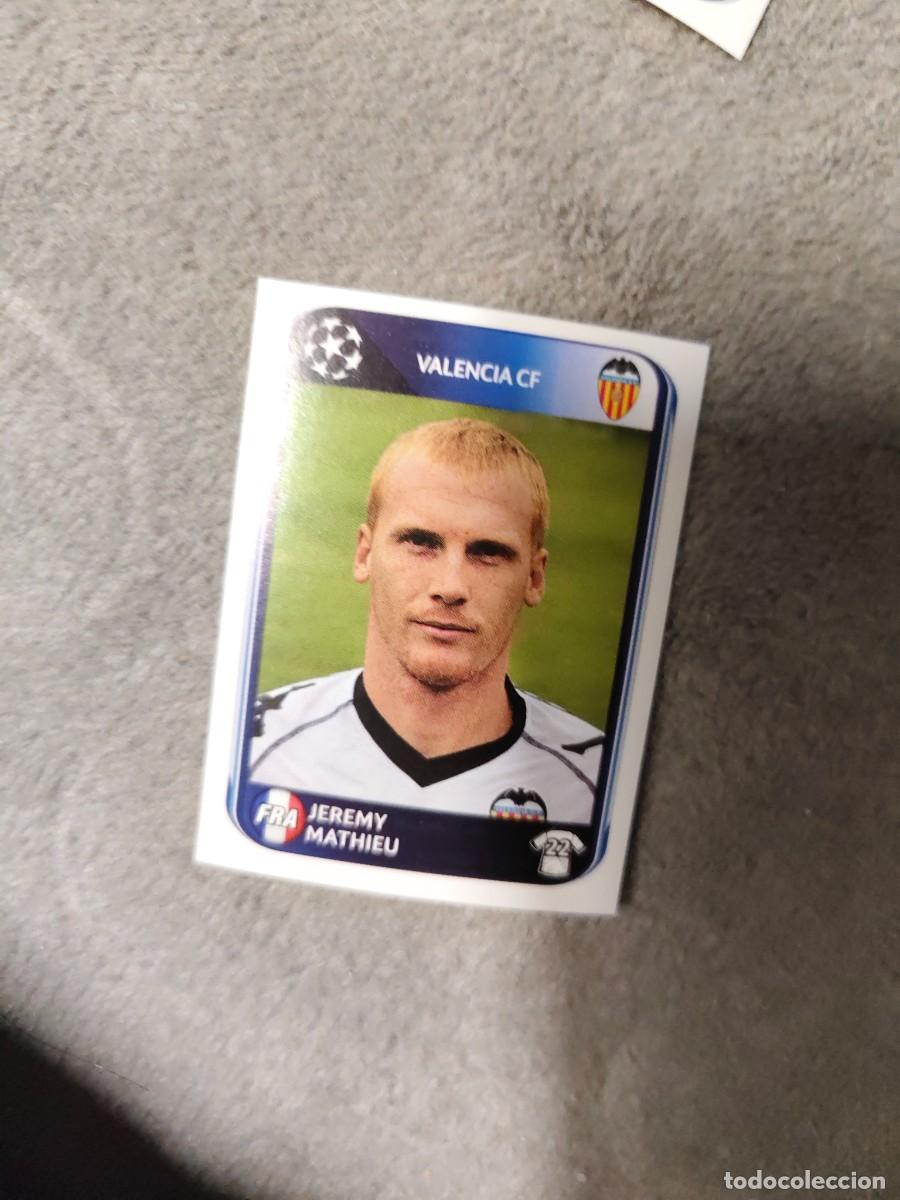 Cromos de f&uacute;tbol: 161 CHAMPIONS LEAGUE 10 11 PANINI JEREMY MATHIEU VALENCIA CF 2010 2011 UCL AAS