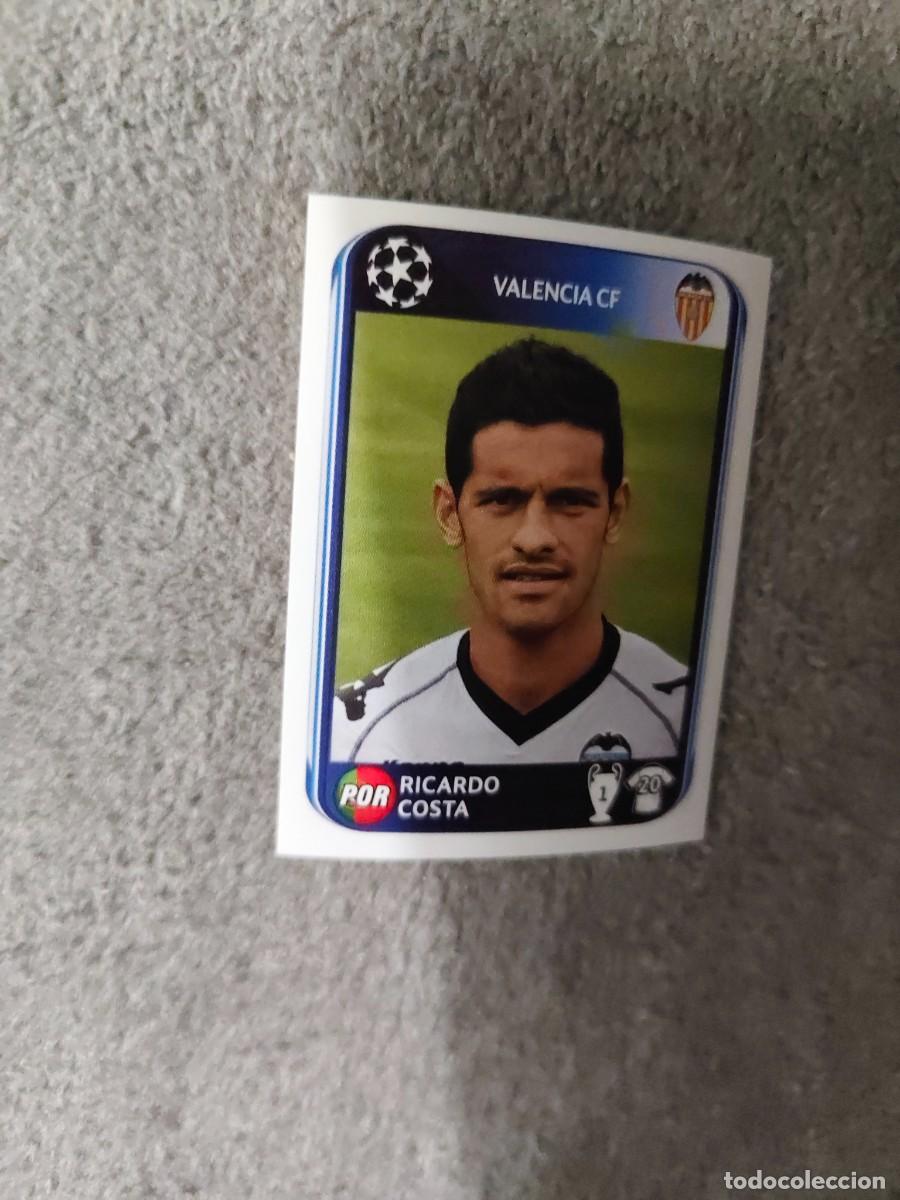 Cromos de f&uacute;tbol: 163 CHAMPIONS LEAGUE 10 11 PANINI RICARDO COSTA VALENCIA CF 2010 2011 UCL AAS