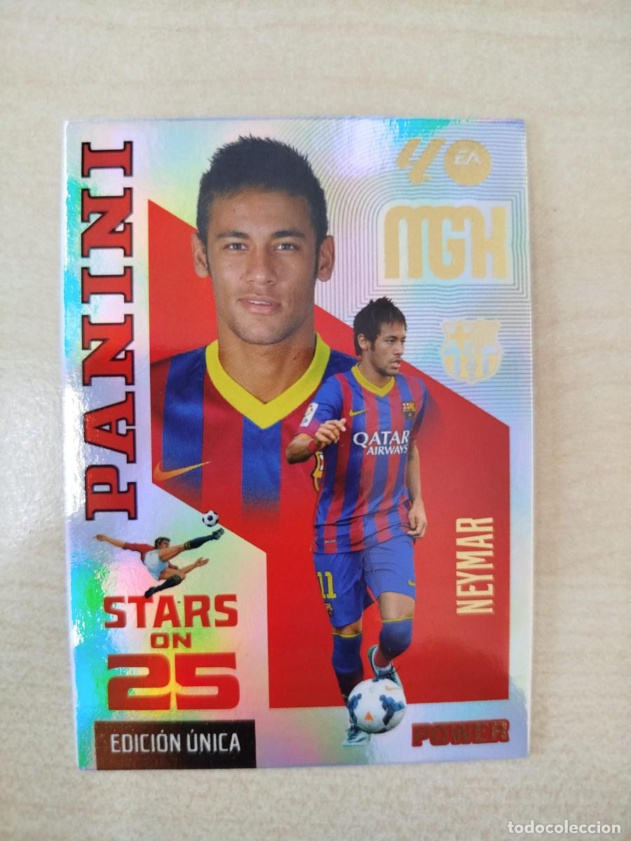 Cromos de f&uacute;tbol: 446P NEYMAR FC BARCELONA 26 27 PANINI MEGACRACKS STARS ON 25 POWER BOX PREMIUM ANIVERSARIO MGK