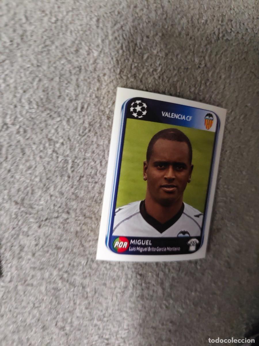 Cromos de f&uacute;tbol: 164 CHAMPIONS LEAGUE 10 11 PANINI MIGUEL VALENCIA CF 2010 2011 UCL AAS