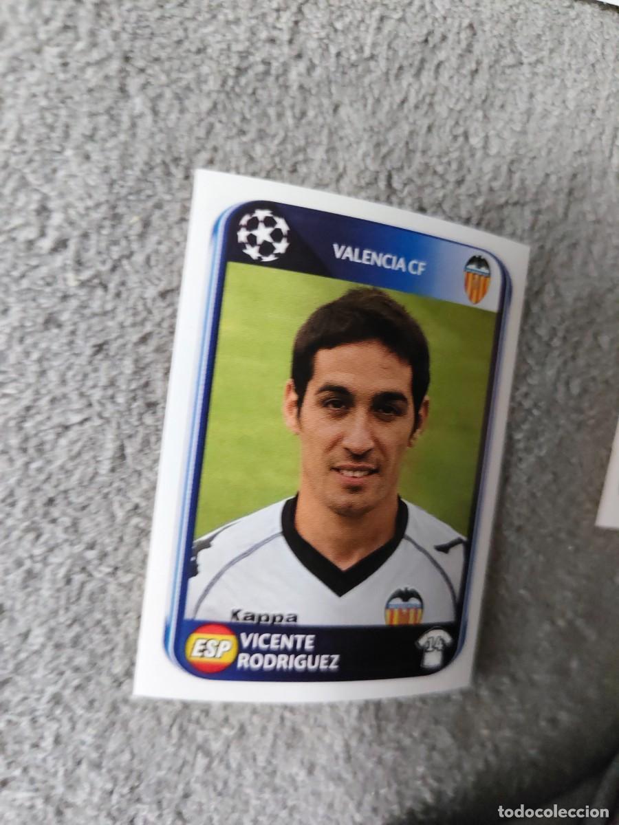 Cromos de f&uacute;tbol: 165 CHAMPIONS LEAGUE 10 11 PANINI VICENTE RODRIGUEZ VALENCIA CF 2010 2011 UCL AAS