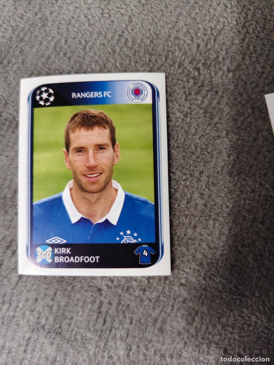 Cromos de f&uacute;tbol: 178 CHAMPIONS LEAGUE 10 11 PANINI KIRK BROADFOOT RANGERS FC 2010 2011 UCL AAS