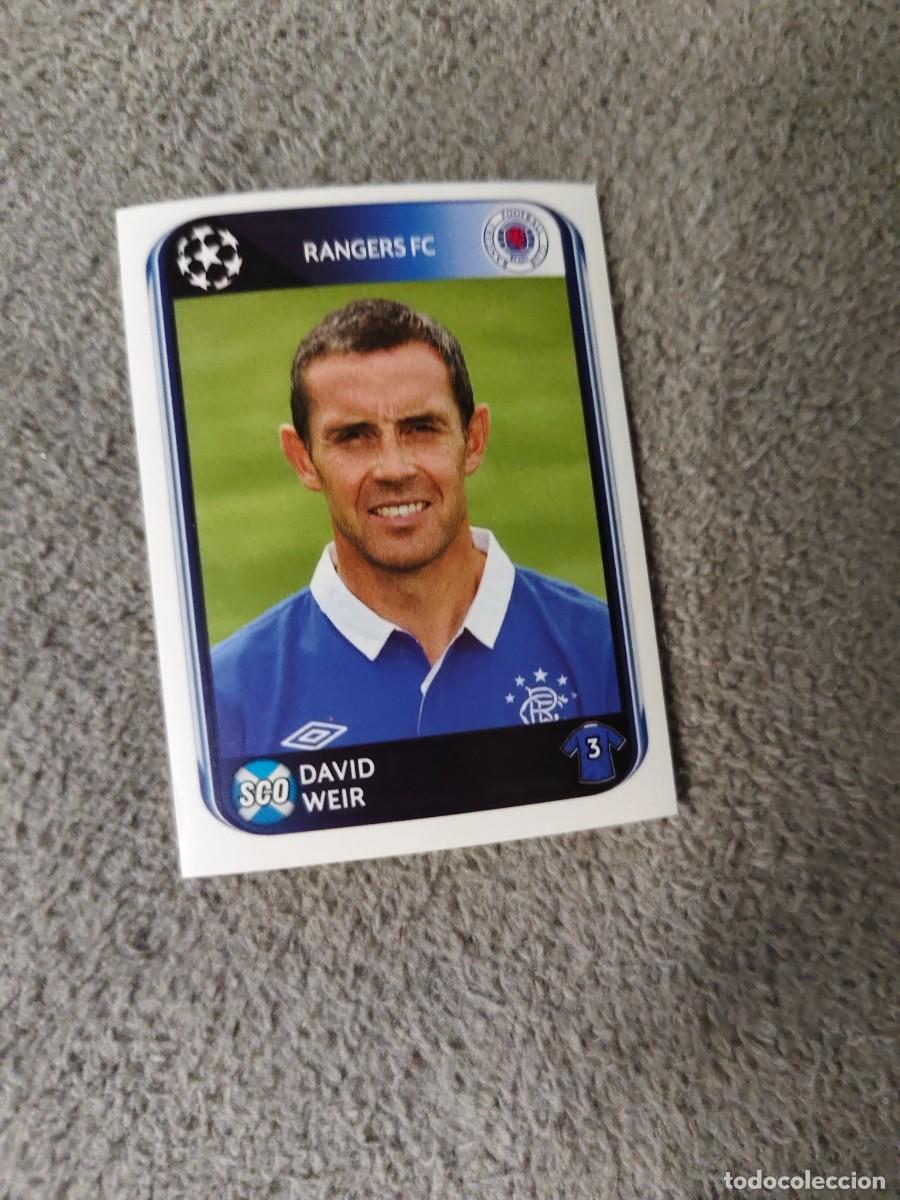 Cromos de f&uacute;tbol: 180 CHAMPIONS LEAGUE 10 11 PANINI DAVID WEIR RANGERS FC 2010 2011 UCL AAS