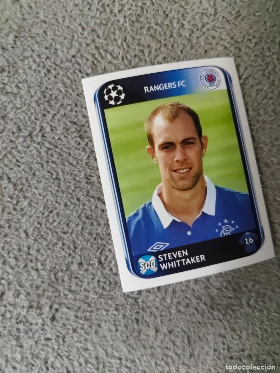 Cromos de f&uacute;tbol: 181 CHAMPIONS LEAGUE 10 11 PANINI STEVEN WHITTAKER RANGERS FC 2010 2011 UCL AAS
