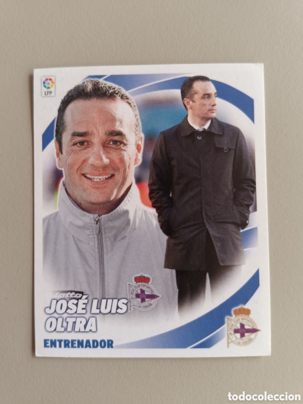 Cromos de f&uacute;tbol: Cromo Liga Este 2012-2013 12-13 Jos&eacute; Luis Oltra Deportivo entrenador