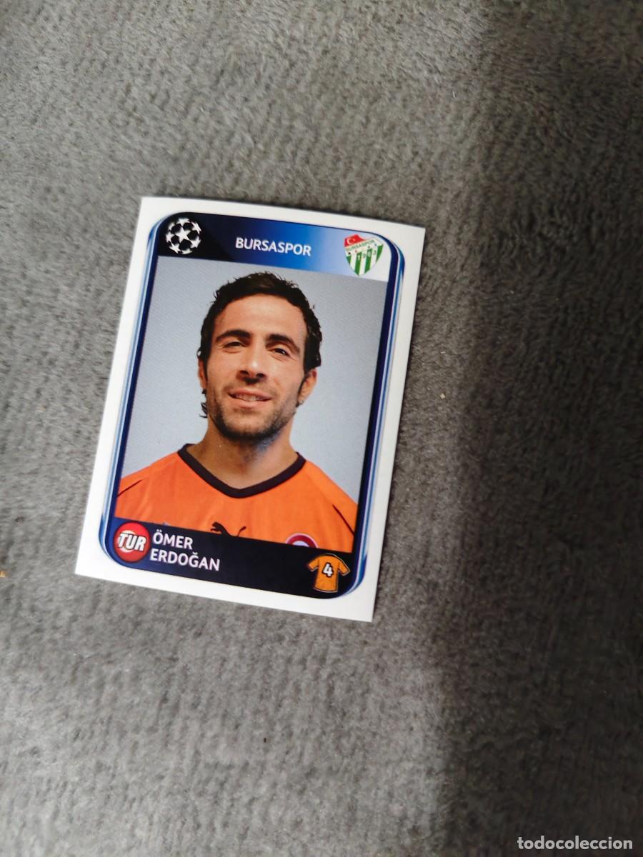 Cartes &agrave; collectionner de Football: 195 CHAMPIONS LEAGUE 10 11 PANINI &Ouml;MER ERDOGAN BURSASPOR 2010 2011 UCL AAS