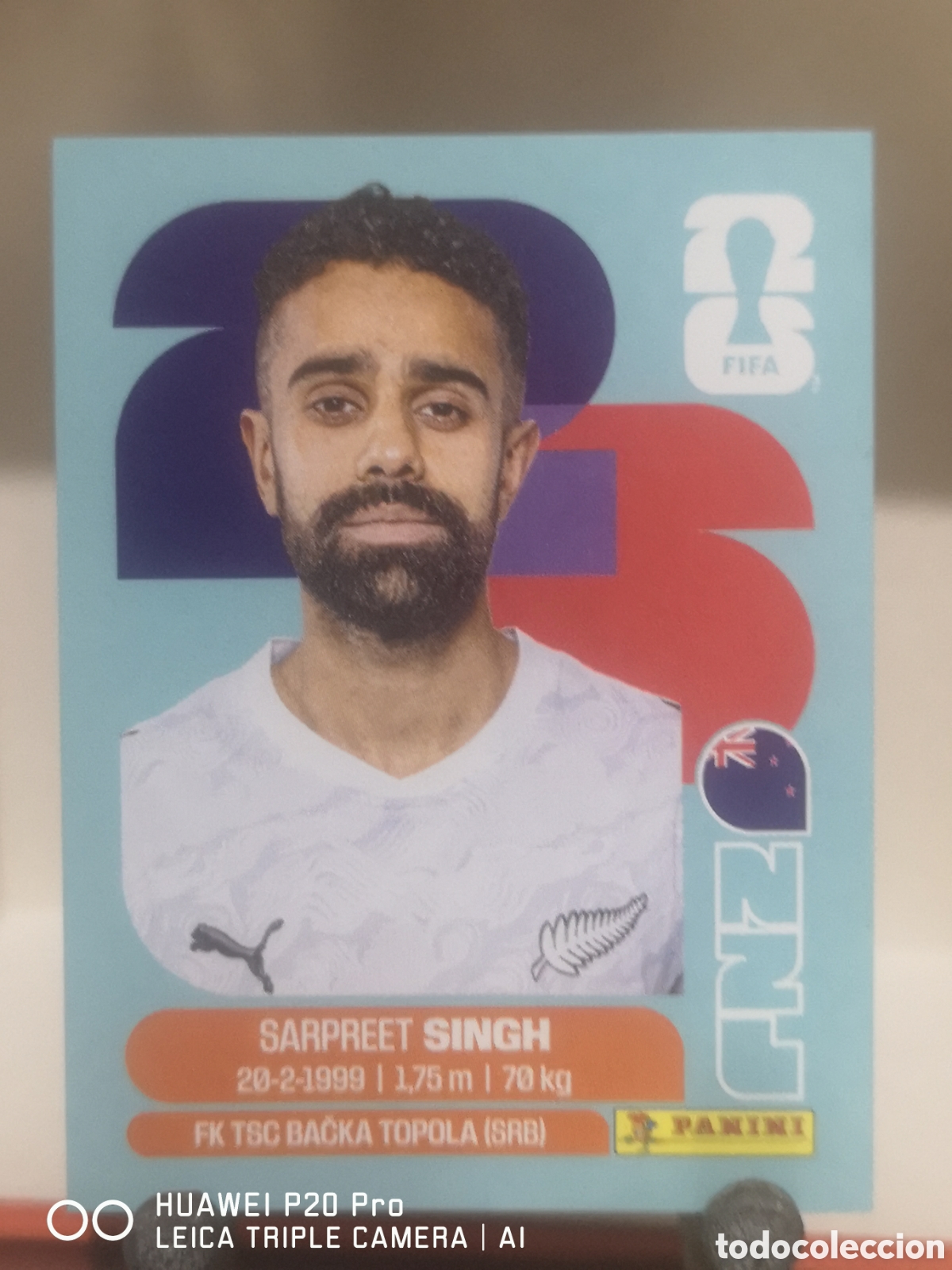 Cartes &agrave; collectionner de Football: FIFA WORLD CUP MUNDIAL 2026 SINGH - NZL 11