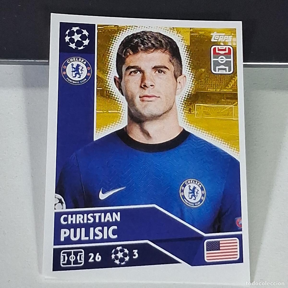 Cartes &agrave; collectionner de Football: A41 CHE17 PULISIC CHE 17 CHRISTIAN CHELSEA UEFA CHAMPIONS LEAGUE STICKER 2020 2021 20 21 TOPPS