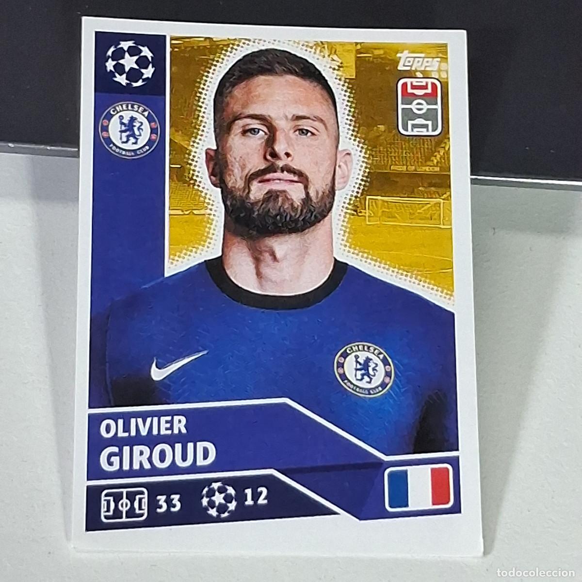 Cromos de f&uacute;tbol: A41 CHE16 16 OLIVIER GIROUD CHELSEA CHE UEFA CHAMPIONS LEAGUE STICKER 2020 2021 20 21 TOPPS
