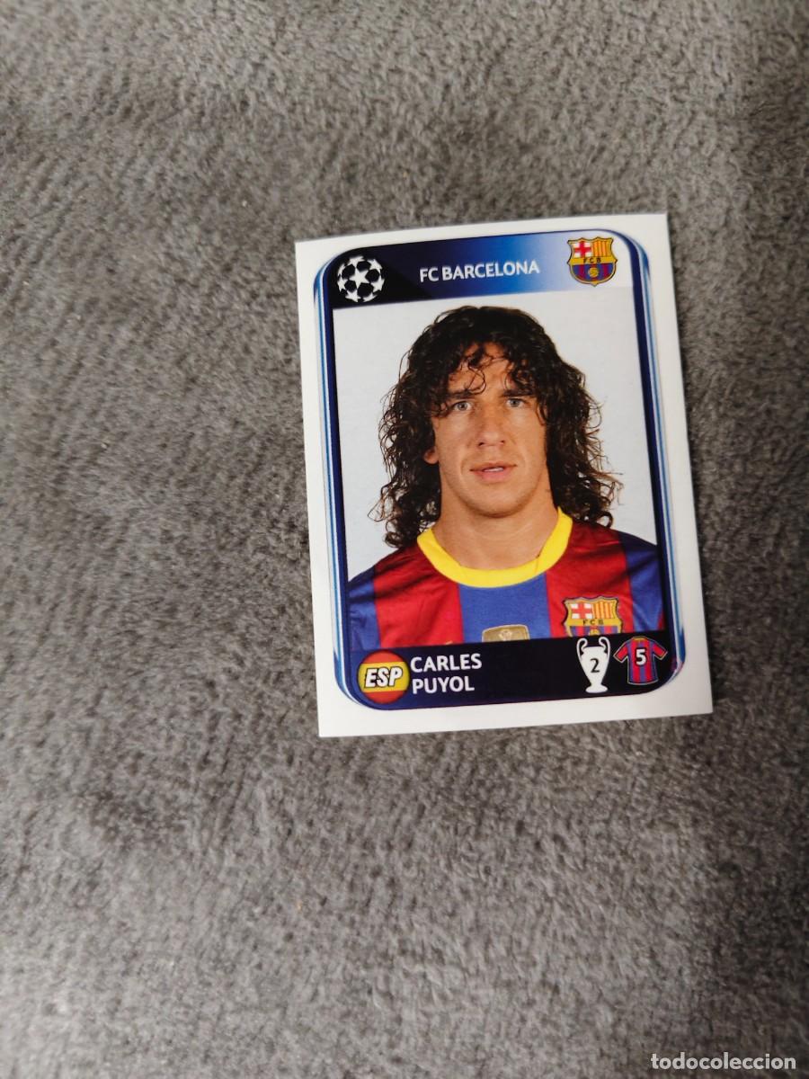 Cromos de f&uacute;tbol: 211 CHAMPIONS LEAGUE 10 11 PANINI CARLES PUYOL BARCELONA 2010 2011 UCL AAS