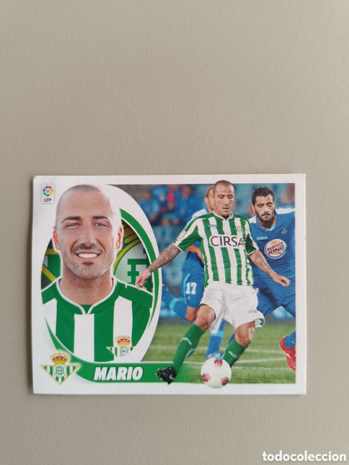 Cromos de f&uacute;tbol: Cromo Liga Este 2012-2013 12-13 Mario Betis n&deg; 6 A