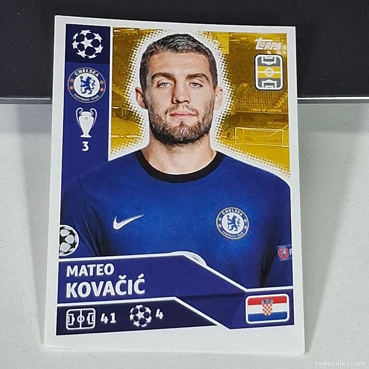 Cromos de f&uacute;tbol: A41 CHE14 CHE 14 MATEO KOVACIC CHELSEA CHE UEFA CHAMPIONS LEAGUE STICKER 2020 2021 20 21 TOPPS