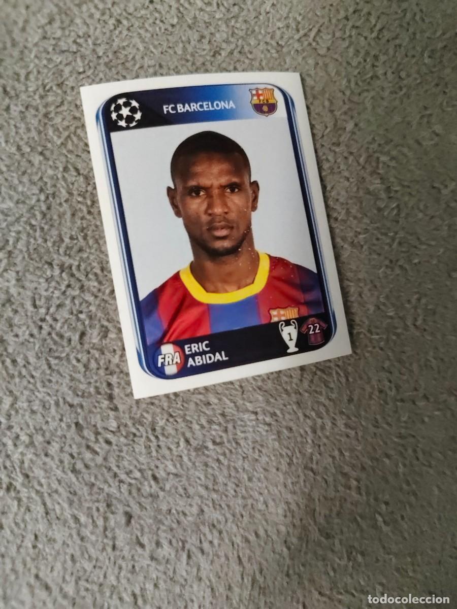 Cromos de f&uacute;tbol: 213 CHAMPIONS LEAGUE 10 11 PANINI ERIC ABIDAL BARCELONA 2010 2011 UCL AAS