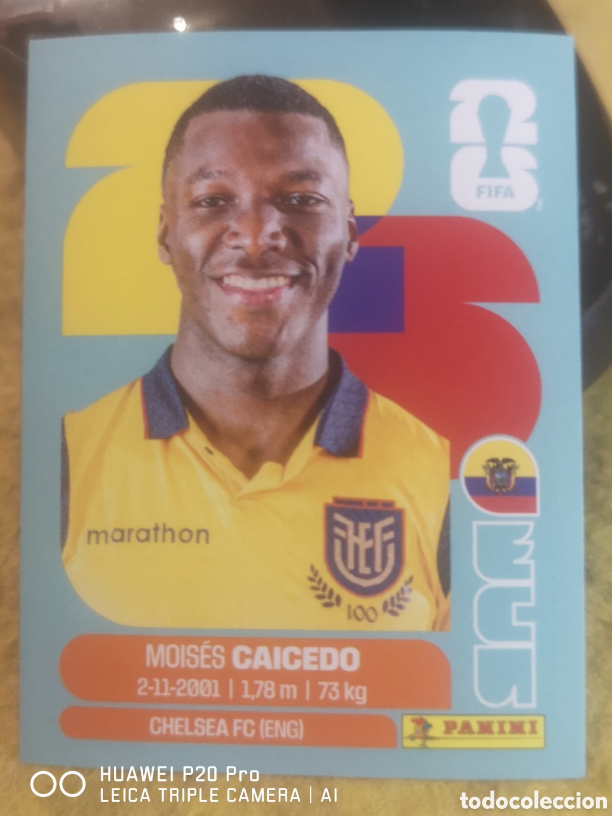Cromos de f&uacute;tbol: FIFA WORLD CUP MUNDIAL 2026 MOISES CAICEDO - ECU 9
