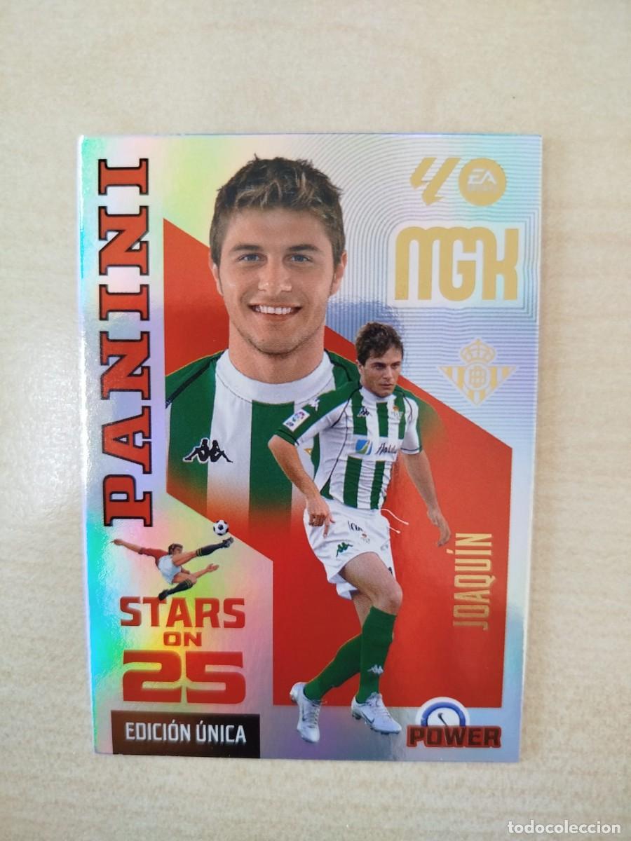 Cromos de f&uacute;tbol: #431P JOAQUIN REAL BETIS 26 27 PANINI MEGACRACKS STARS ON 25 POWER BOX PREMIUM 25 ANIVERSARIO MGK