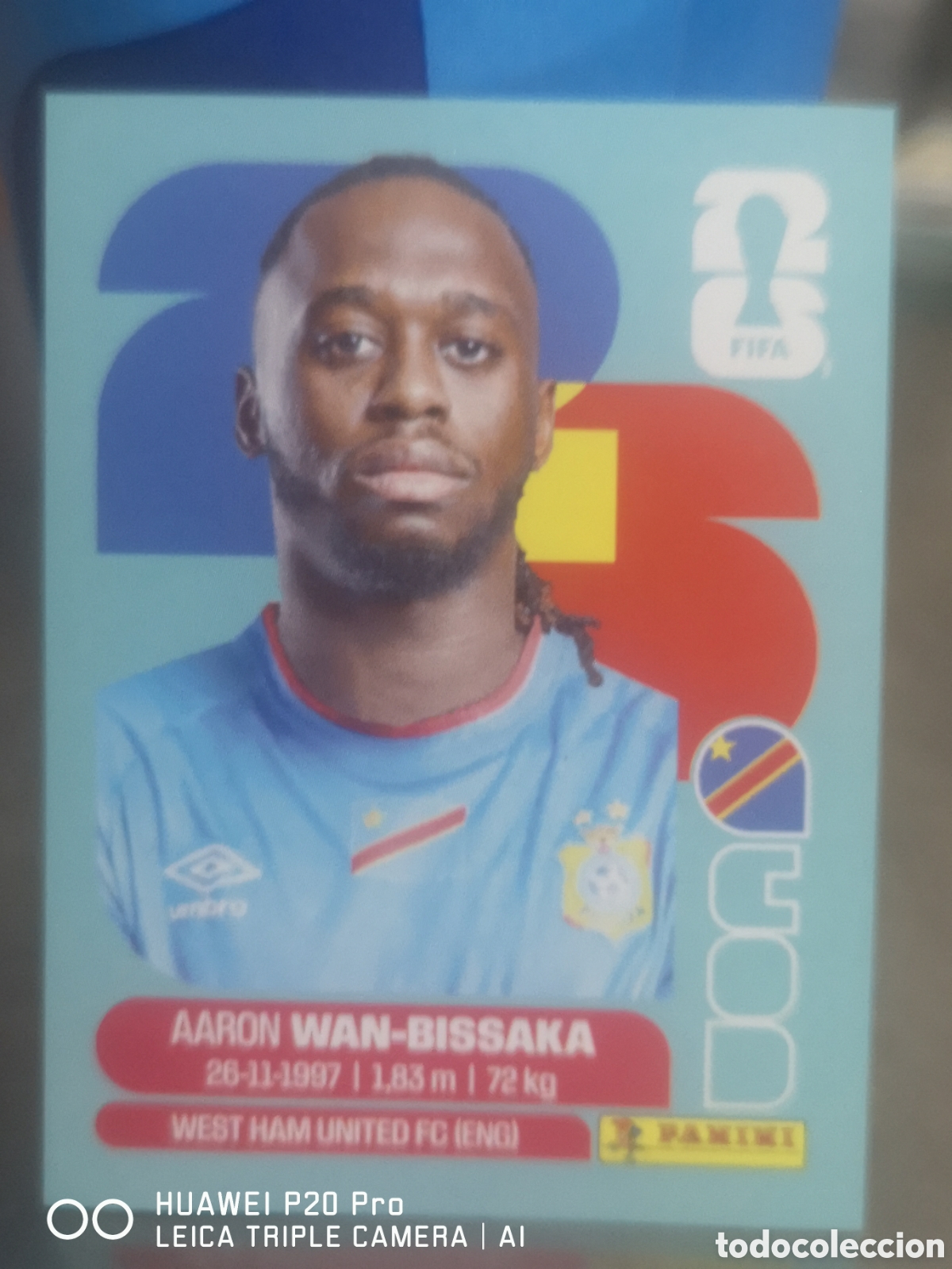 Cromos de f&uacute;tbol: FIFA WORLD CUP MUNDIAL 2026 WAN BISSAKA - COD 3