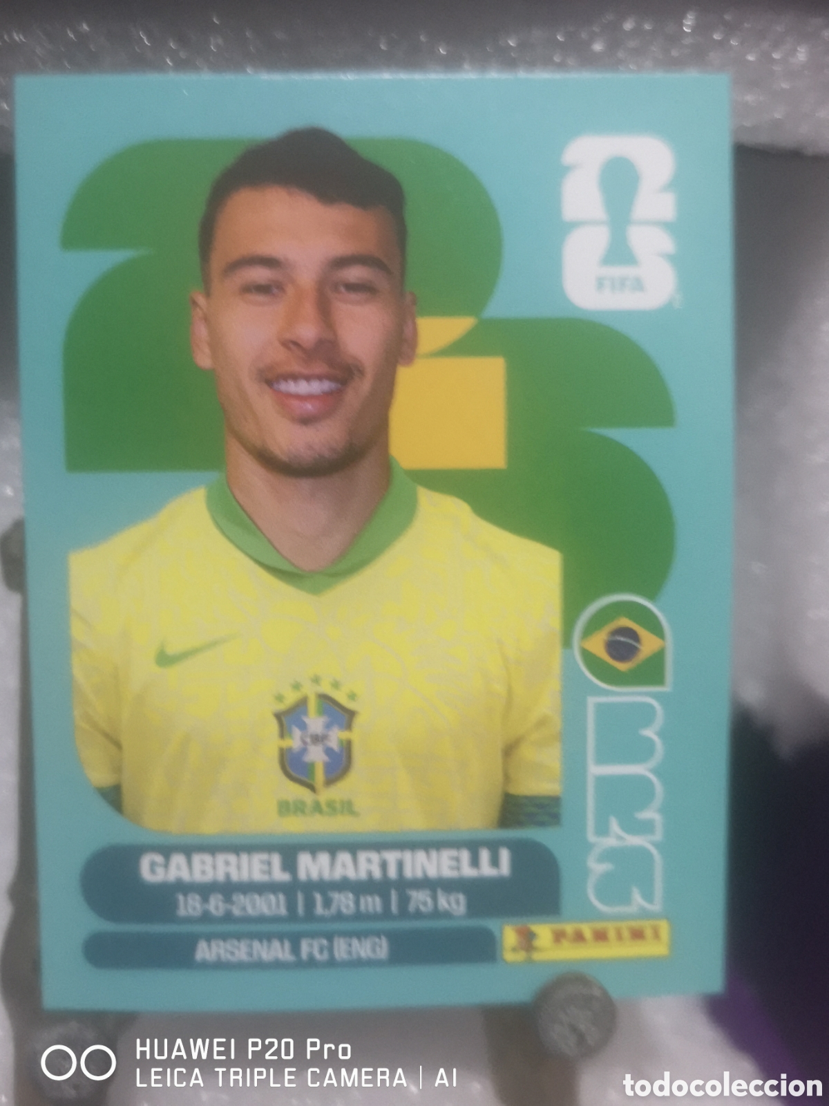 Cromos de f&uacute;tbol: FIFA WORLD CUP MUNDIAL 2026 GABRIEL MARTINELLI - BRA 18
