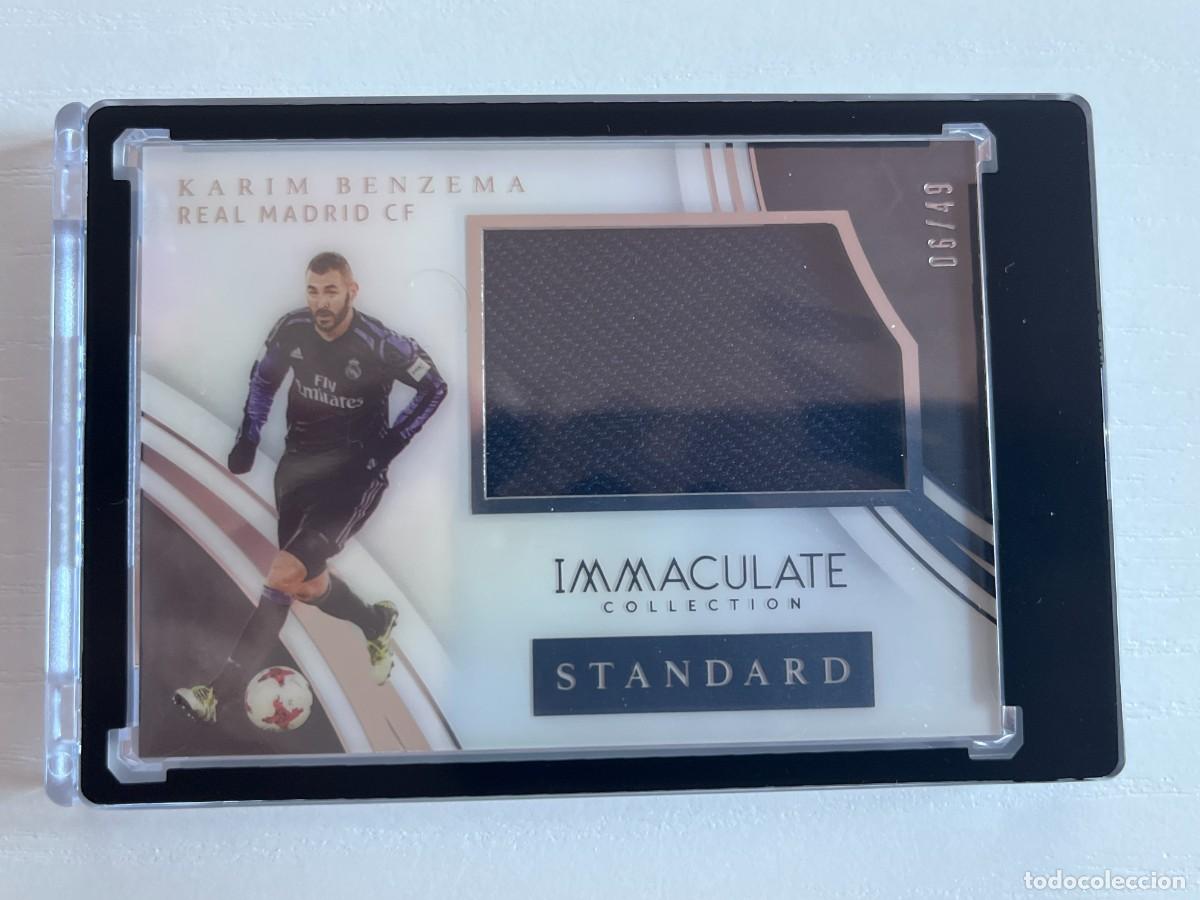 Cromos de f&uacute;tbol: KARIM BENZEMA 2017-18 Panini Immaculate Standard MEMORABILIA /49 Real Madrid