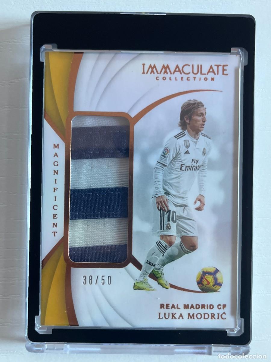 Cromos de f&uacute;tbol: LUKA MODRIC 2018-19 Panini Immaculate Magnificent Memorabilia Bronze /50 Real Madrid