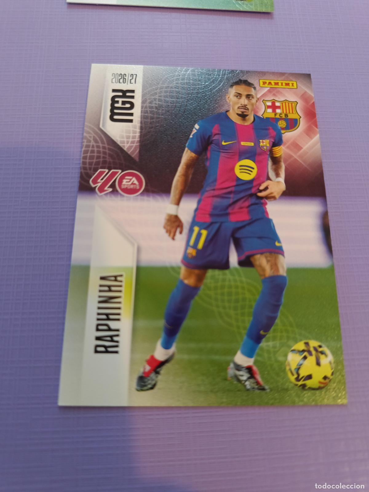 Cromos de f&uacute;tbol: MEGACRACKS 2026 2027 MGK 26 27 NUEVO - FC BARCELONA N&ordm; 88 RAPHINHA