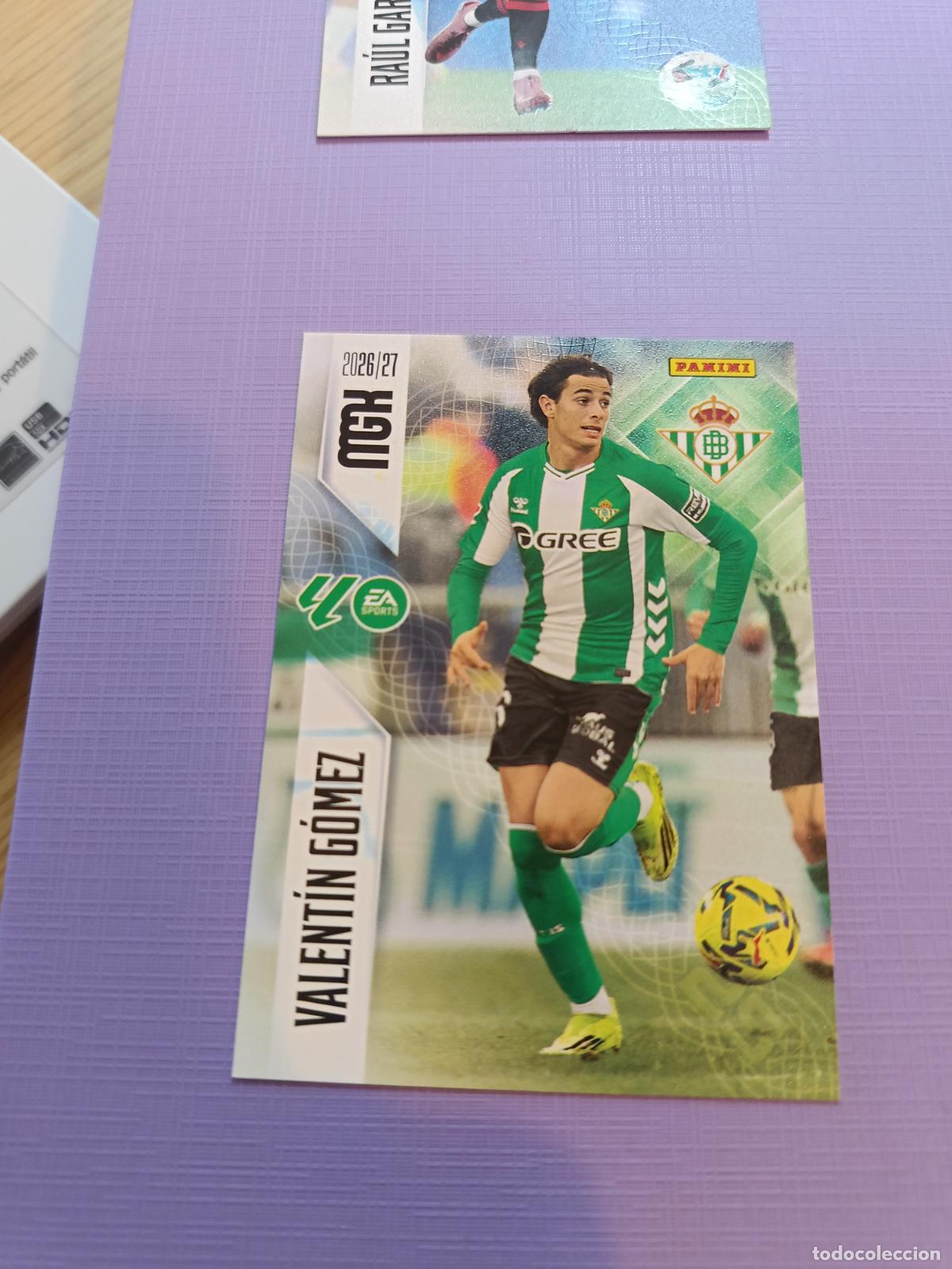 Cromos de f&uacute;tbol: MEGACRACKS 2026 2027 MGK 26 27 NUEVO - REAL BETIS N&ordm; 98 VALENTIN GOMEZ