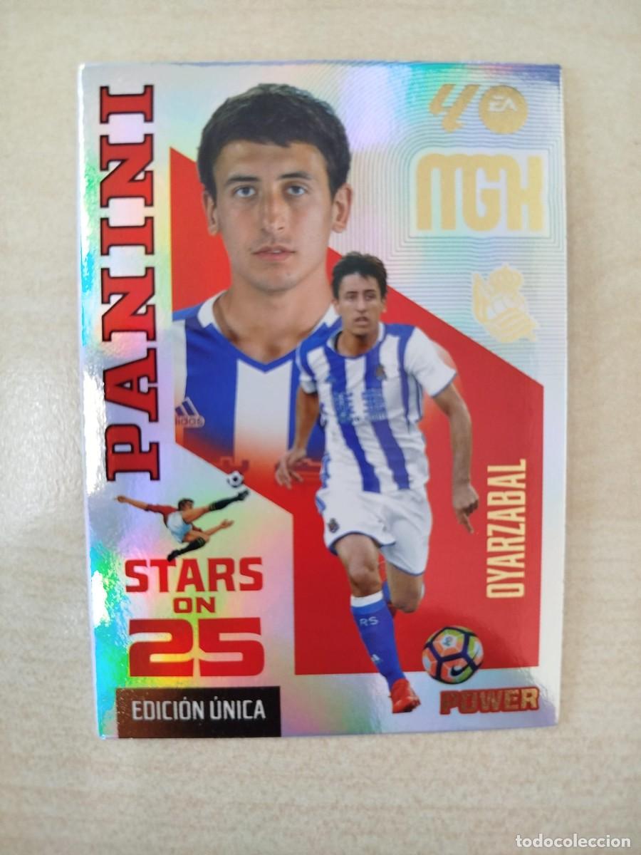 Cromos de f&uacute;tbol: #448P OYARZABAL REAL SOCIEDAD 26 27 PANINI MEGACRACKS STARS ON 25 POWER BOX PREMIUM ANIVERSARIO MGK