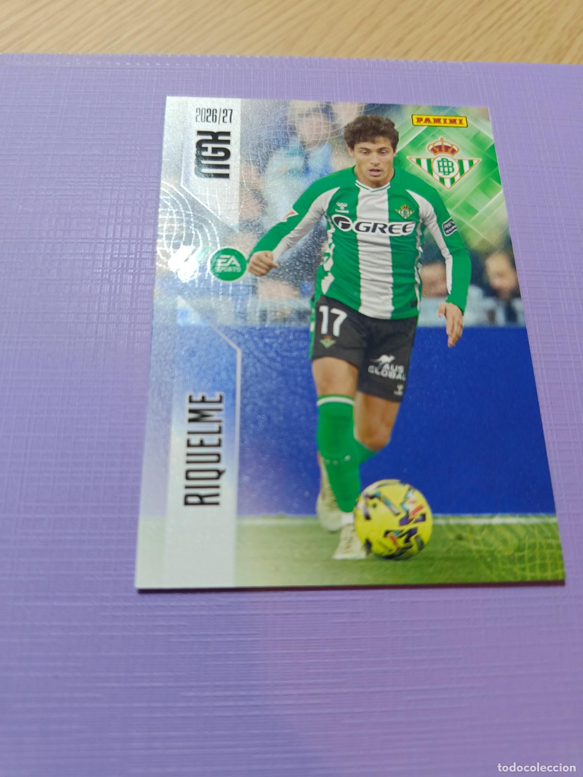 Cromos de f&uacute;tbol: MEGACRACKS 2026 2027 MGK 26 27 NUEVO - REAL BETIS N&ordm; 105 RODRIGO RIQUELME