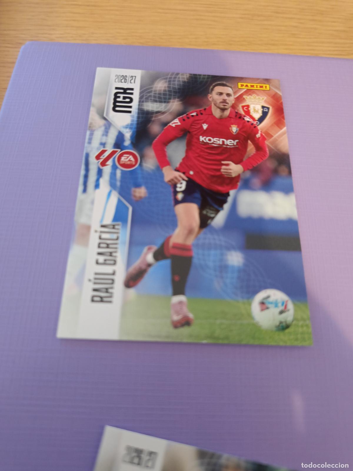 Cromos de f&uacute;tbol: MEGACRACKS 2026 2027 MGK 26 27 NUEVO - OSASUNA N&ordm; 279 RAUL GARCIA