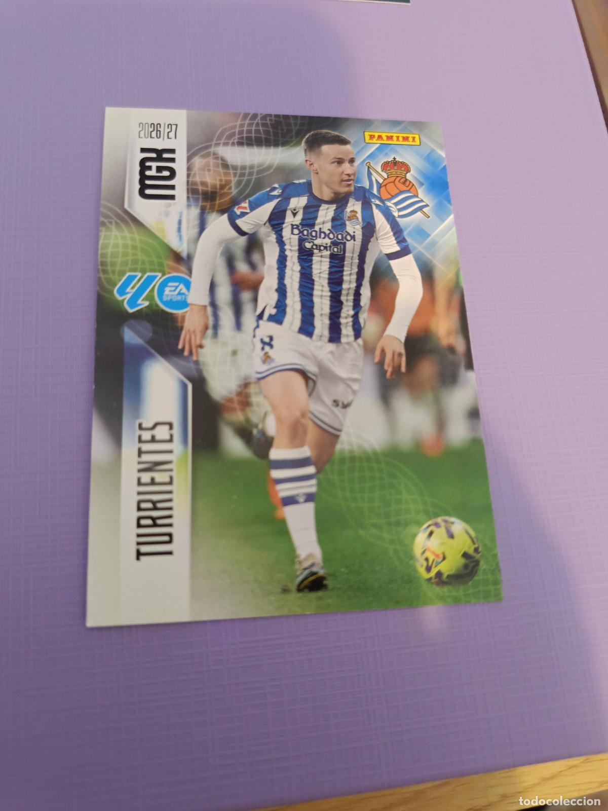 Cromos de f&uacute;tbol: MEGACRACKS 2026 2027 MGK 26 27 NUEVO - REAL SOCIEDAD N&ordm; 316 TURRIENTES