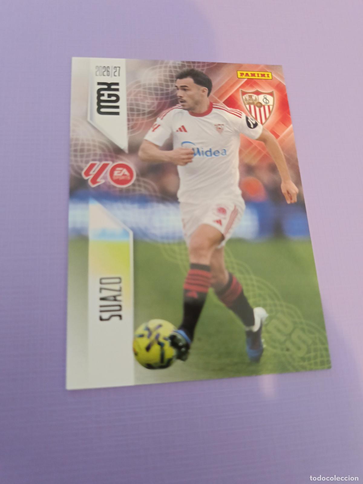 Cromos de f&uacute;tbol: MEGACRACKS 2026 2027 MGK 26 27 NUEVO - SEVILLA FC N&ordm; 333 SUAZO