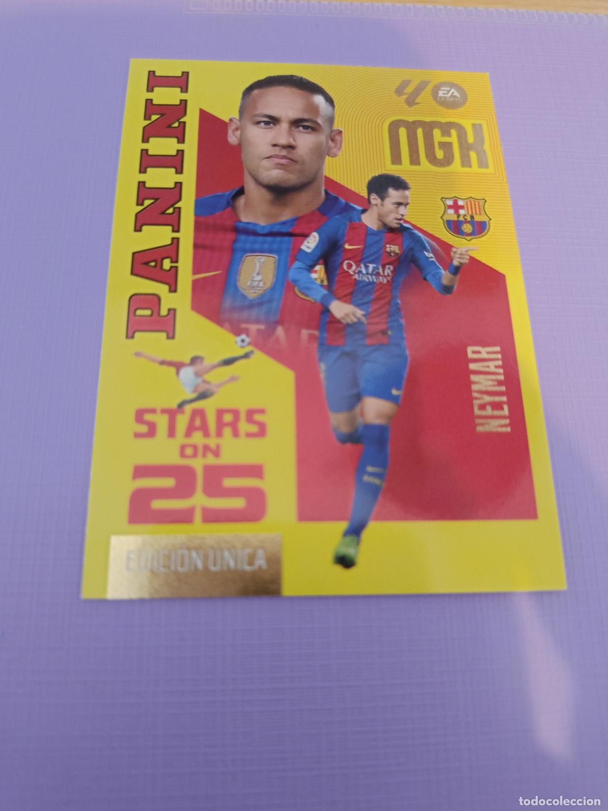 Cromos de f&uacute;tbol: MEGACRACKS 2026 2027 MGK 26 27 NUEVO - STARS ON 25 N&ordm; 446 NEYMAR FC BARCELONA