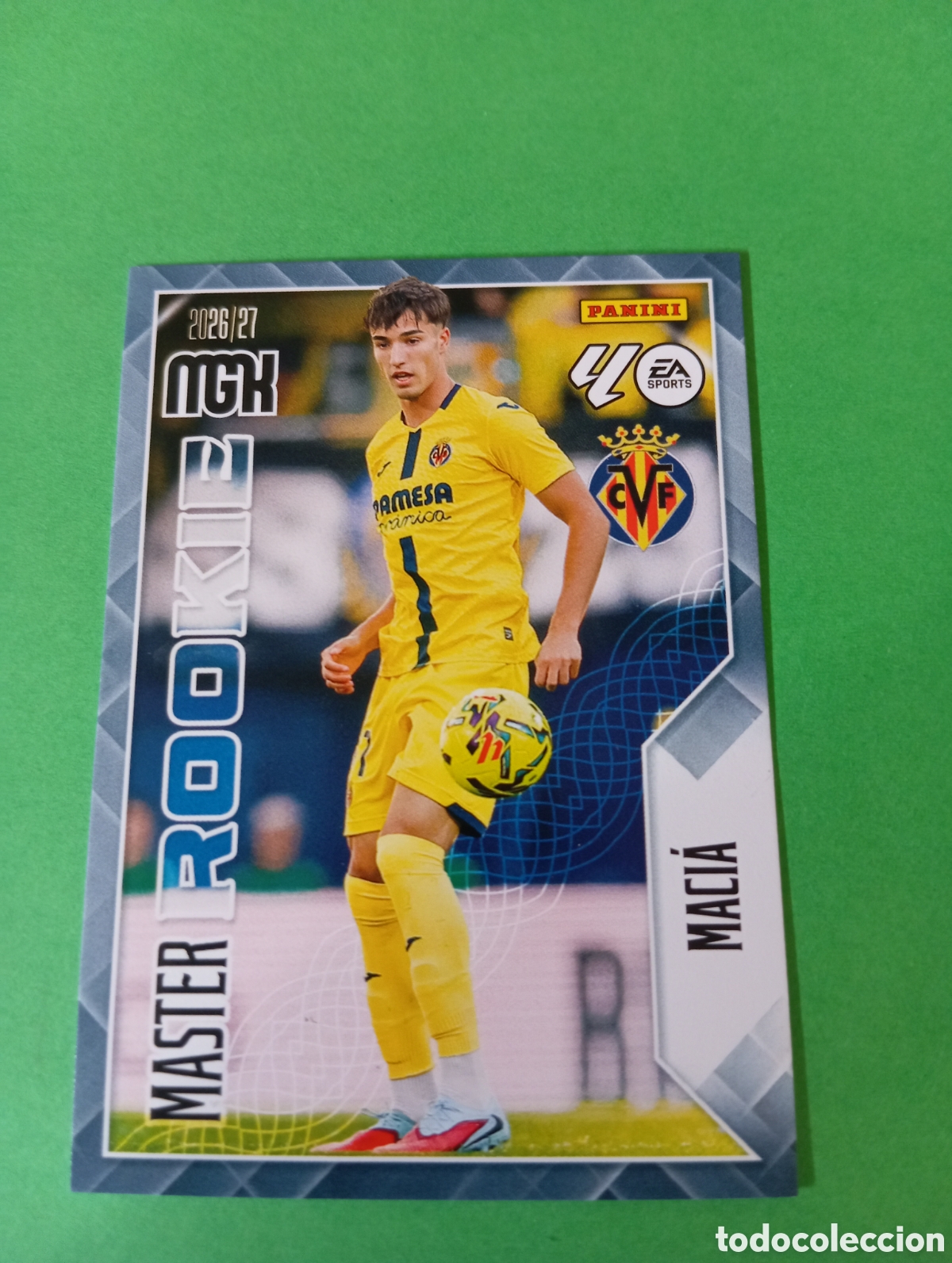 Cromos de f&uacute;tbol: Maci&aacute; Villarreal MASTER ROOKIE n&deg;417 / PANINI MEGACRACKS 2026/2027