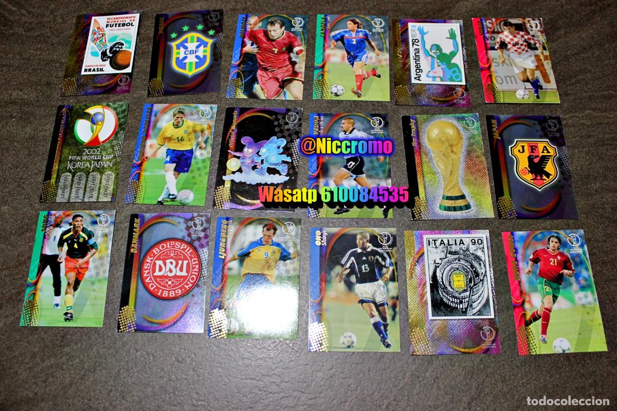 Cromos de f&uacute;tbol: 43 tarjetas korea japon 2002 mundial fifa world cup trading card japan corea panini niccromo