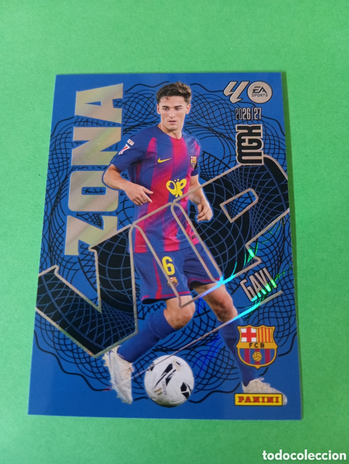 Cromos de f&uacute;tbol: Gavi Barcelona ZONA VIP n&deg;394 / PANINI MEGACRACKS 2026/2027