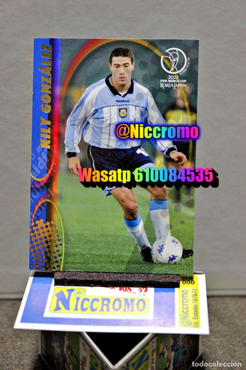 Cromos de f&uacute;tbol: kili gonzalez argentina n&ordm; 23 korea japon 2002 mundial world cup trading card japan panini niccromo