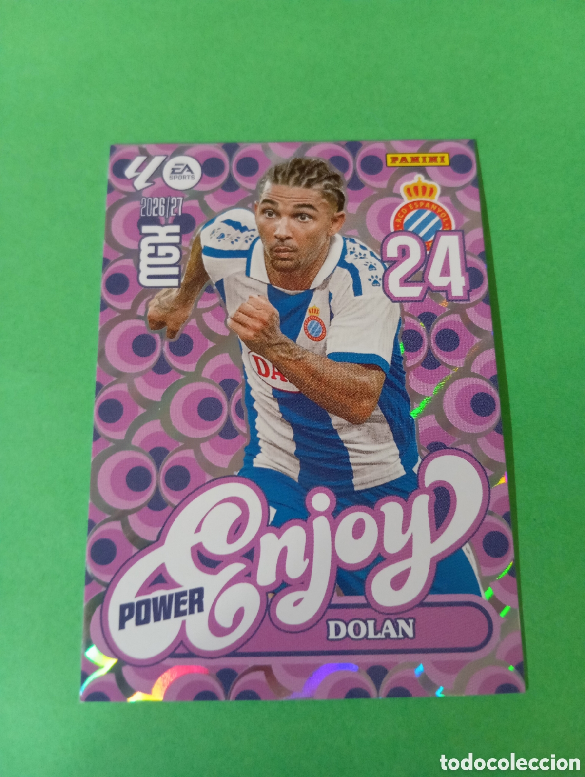 Cromos de f&uacute;tbol: Dolan Espanyol ENJOY POWER n&deg;382 / PANINI MEGACRACKS 2026/2027