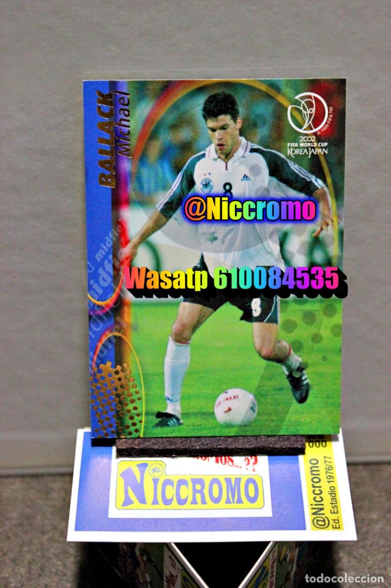 Cromos de f&uacute;tbol: ballack alemania n&ordm; 53 korea japon 2002 mundial world cup trading card japan panini niccromo
