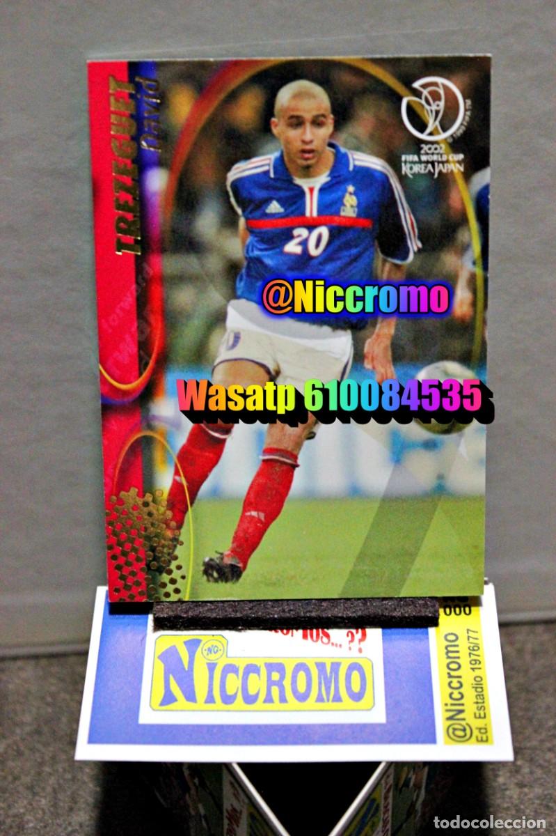 Cromos de Futebol: trezeguet francia n&ordm; 63 korea japon 2002 mundial world cup trading card japan panini niccromo