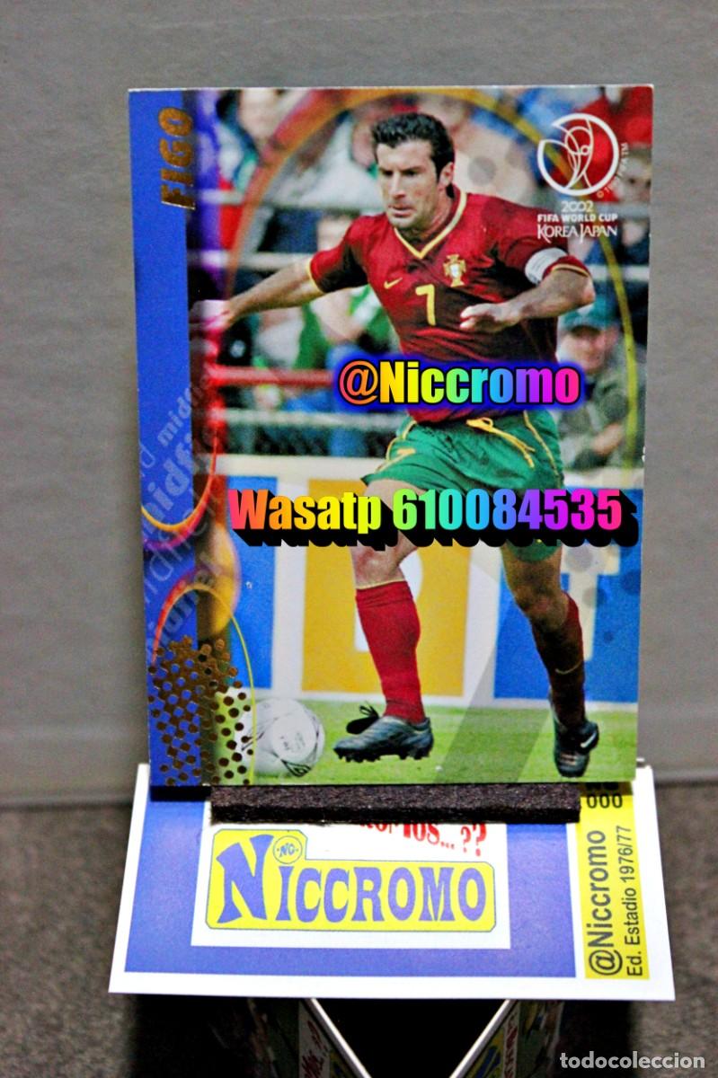 Cromos de f&uacute;tbol: figo portugal n&ordm; 92 korea japon 2002 mundial world cup trading card japan panini niccromo