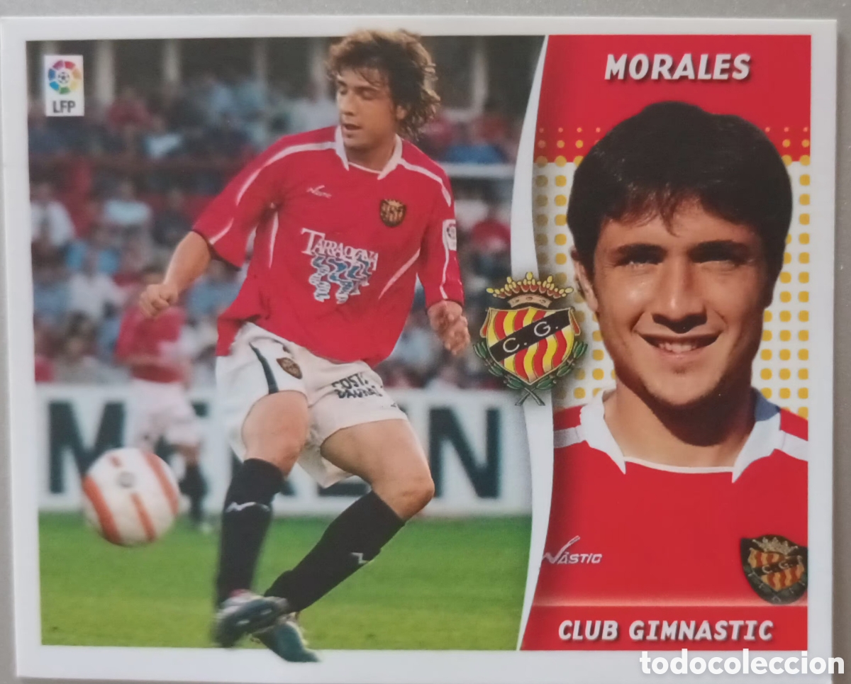 Fu&szlig;ball-Sticker: CROMO DE MORALES. N&Aacute;STIC DE TARRAGONA