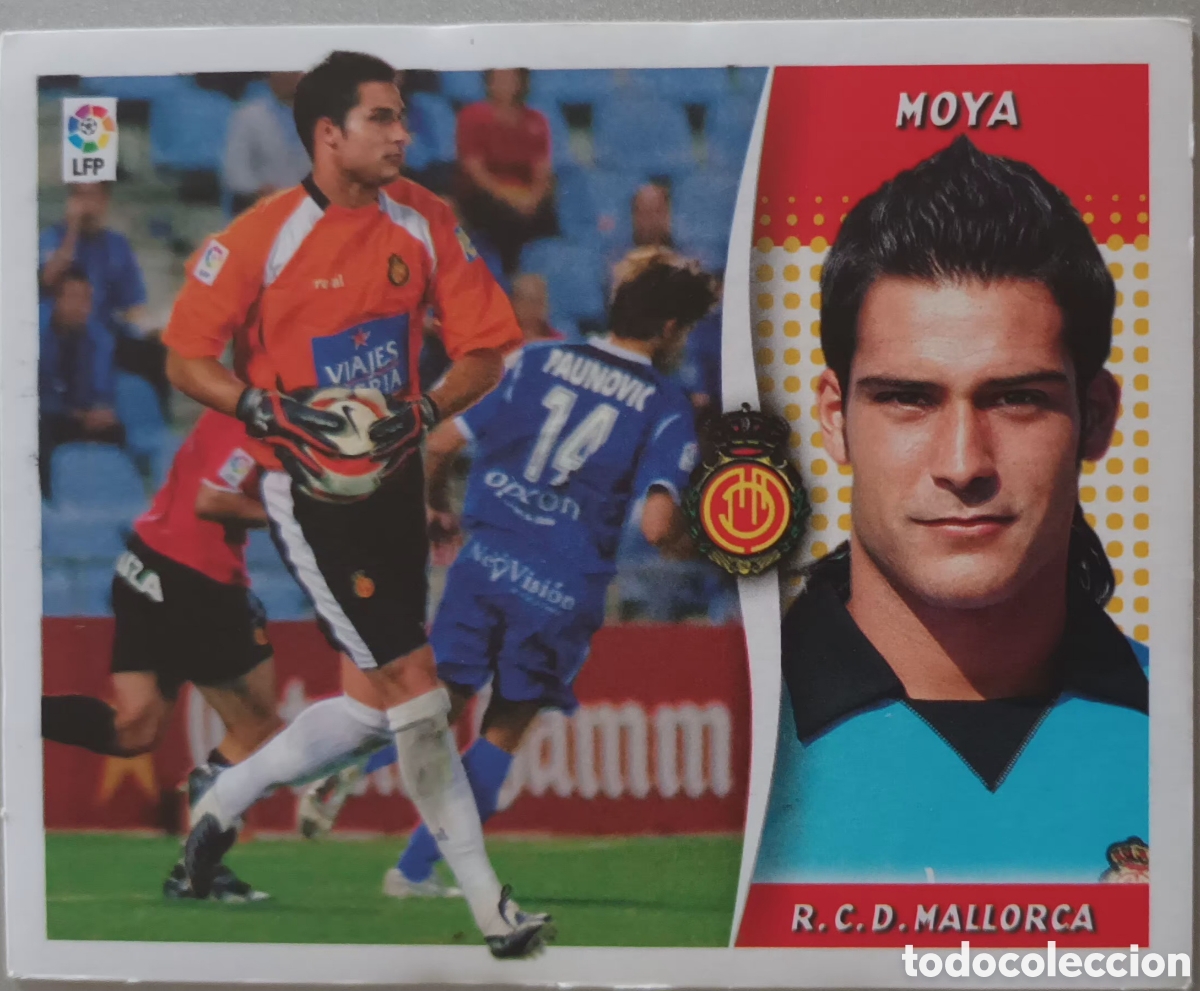 Fu&szlig;ball-Sticker: CROMO DE MOYA. RCD MALLORCA
